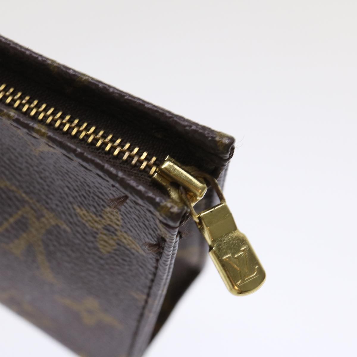 LOUIS VUITTON Monogram Poche Toilette 15 Pouch M47546 LV 46290