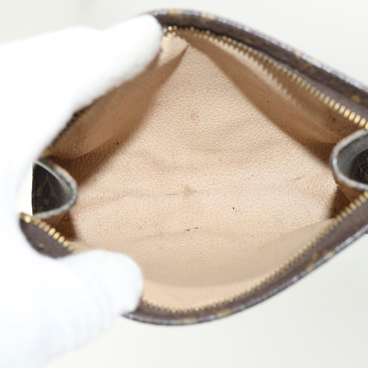 LOUIS VUITTON Monogram Poche Toilette 15 Pouch M47546 LV 46290
