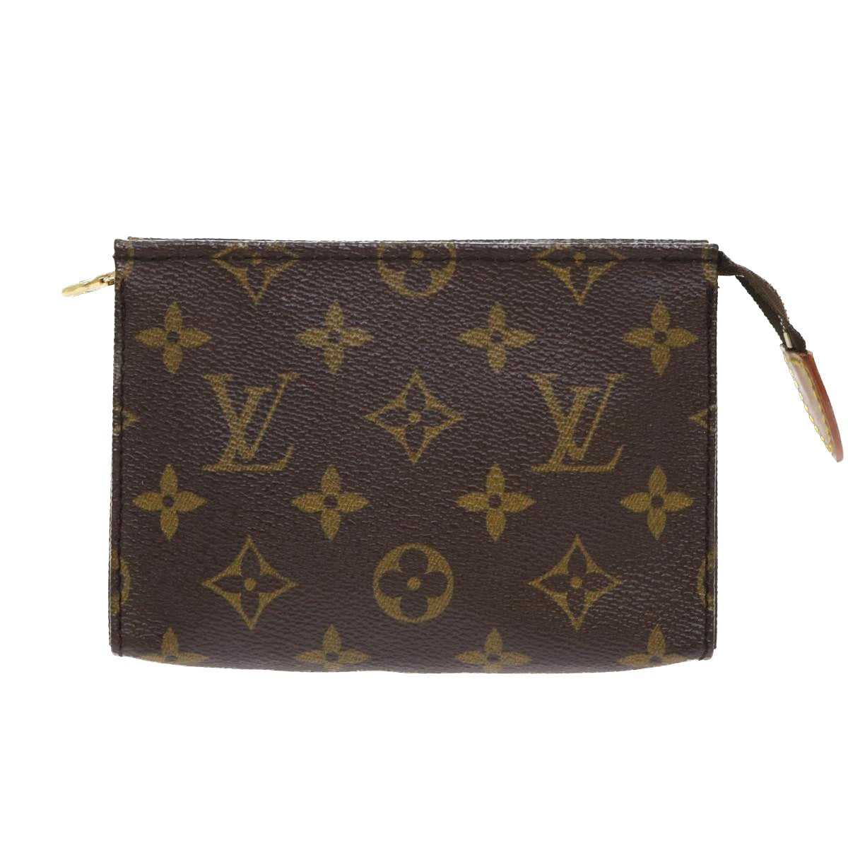 LOUIS VUITTON Monogram Poche Toilette 15 Pouch M47546 LV 46290