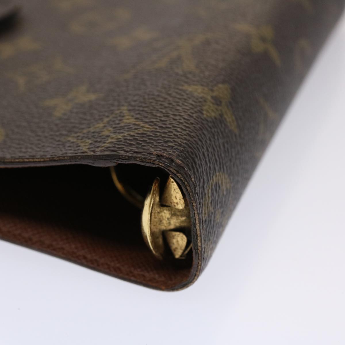 LOUIS VUITTON Monogram Agenda MM Day Planner Cover R20105 LV 46291