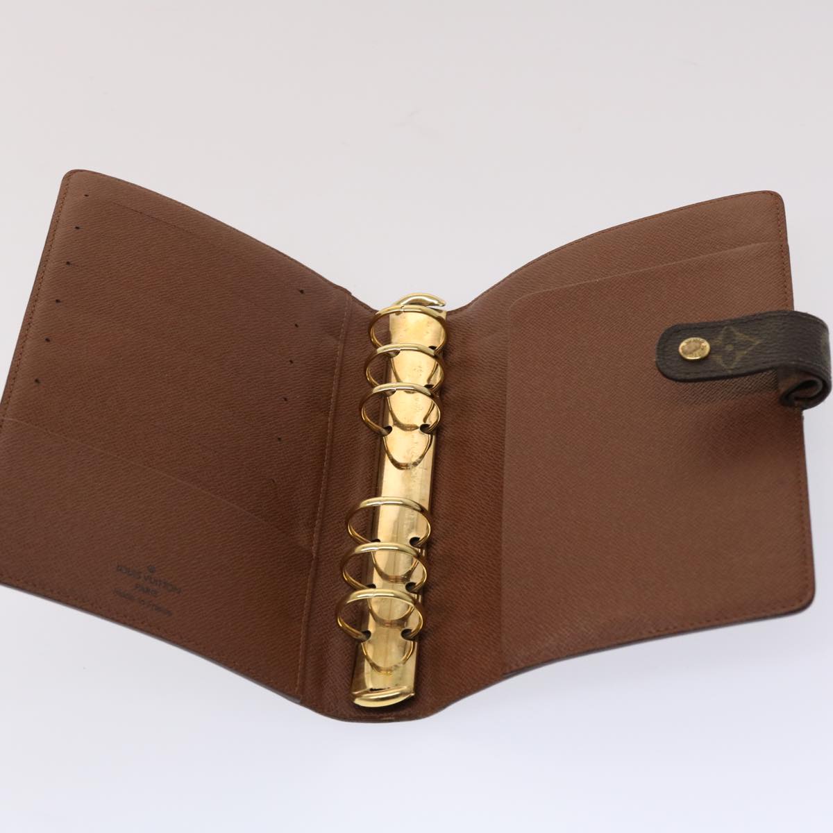 LOUIS VUITTON Monogram Agenda MM Day Planner Cover R20105 LV 46291