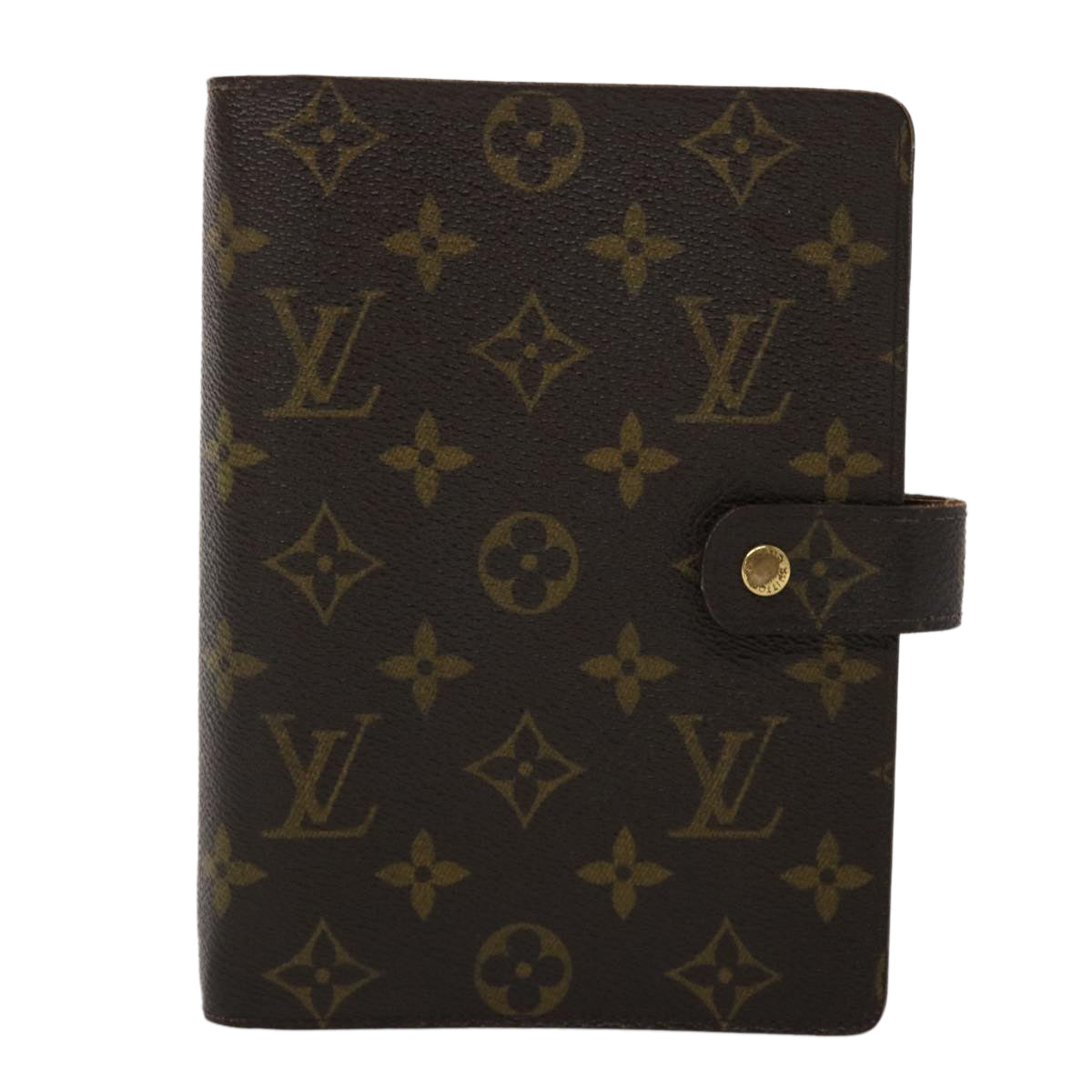 LOUIS VUITTON Monogram Agenda MM Day Planner Cover R20105 LV 46291