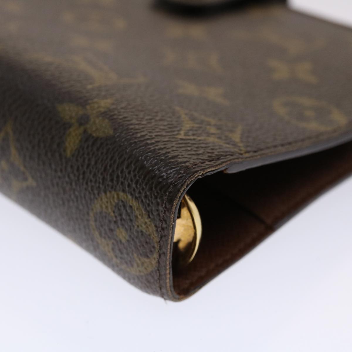 LOUIS VUITTON Monogram Agenda MM Day Planner Cover R20105 LV 46291
