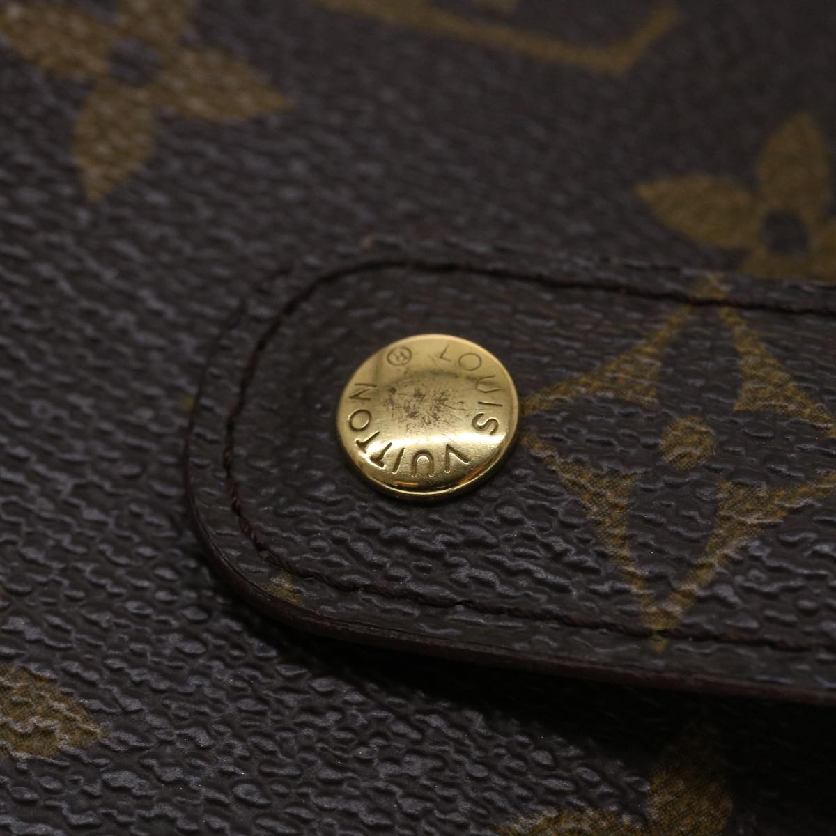 LOUIS VUITTON Monogram Agenda MM Day Planner Cover R20105 LV 46292