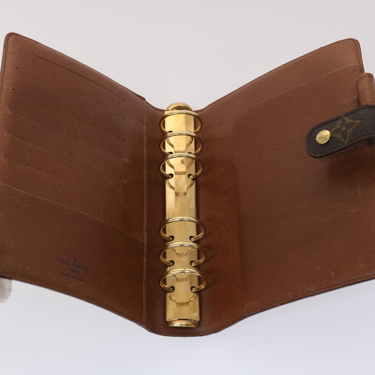 LOUIS VUITTON Monogram Agenda MM Day Planner Cover R20105 LV 46292