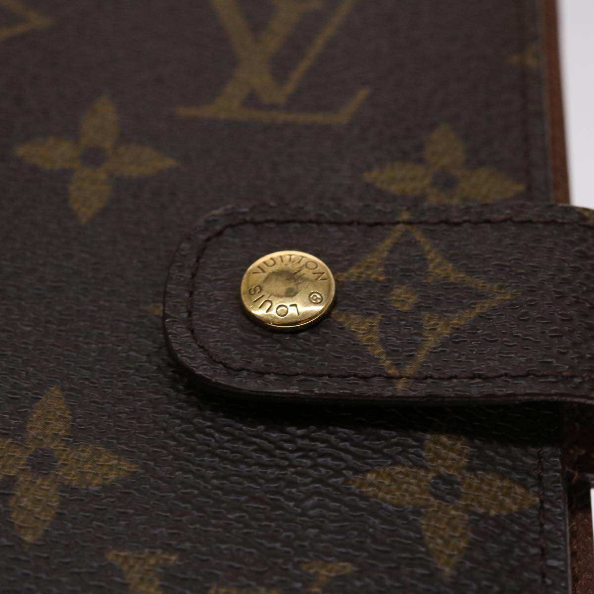 LOUIS VUITTON Monogram Agenda MM Day Planner Cover R20105 LV 46293