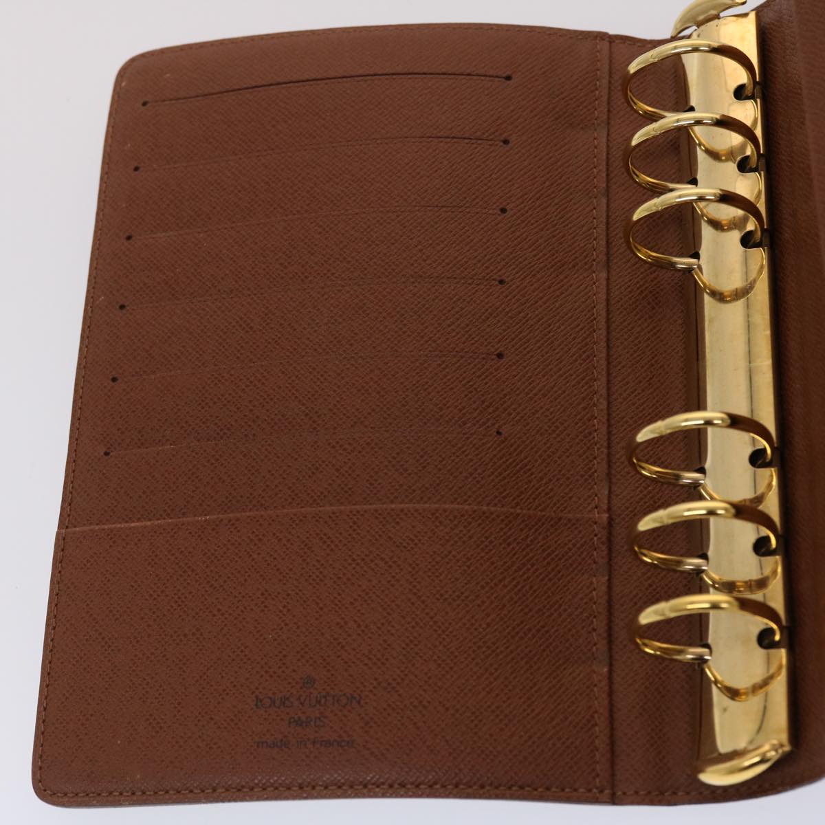 LOUIS VUITTON Monogram Agenda MM Day Planner Cover R20105 LV 46293
