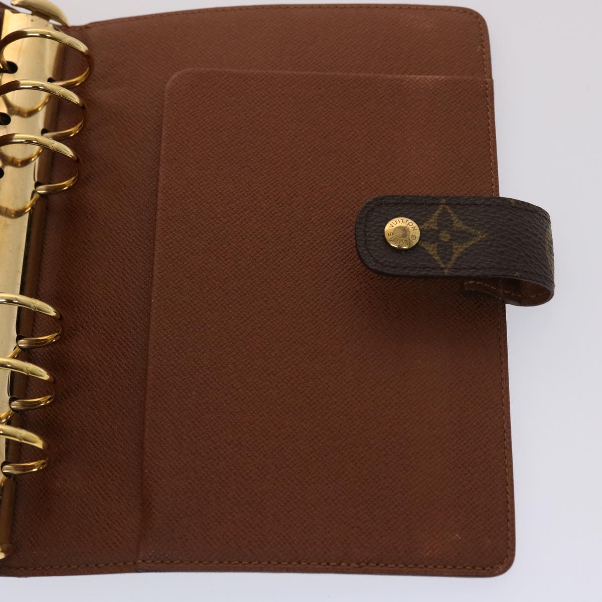 LOUIS VUITTON Monogram Agenda MM Day Planner Cover R20105 LV 46293