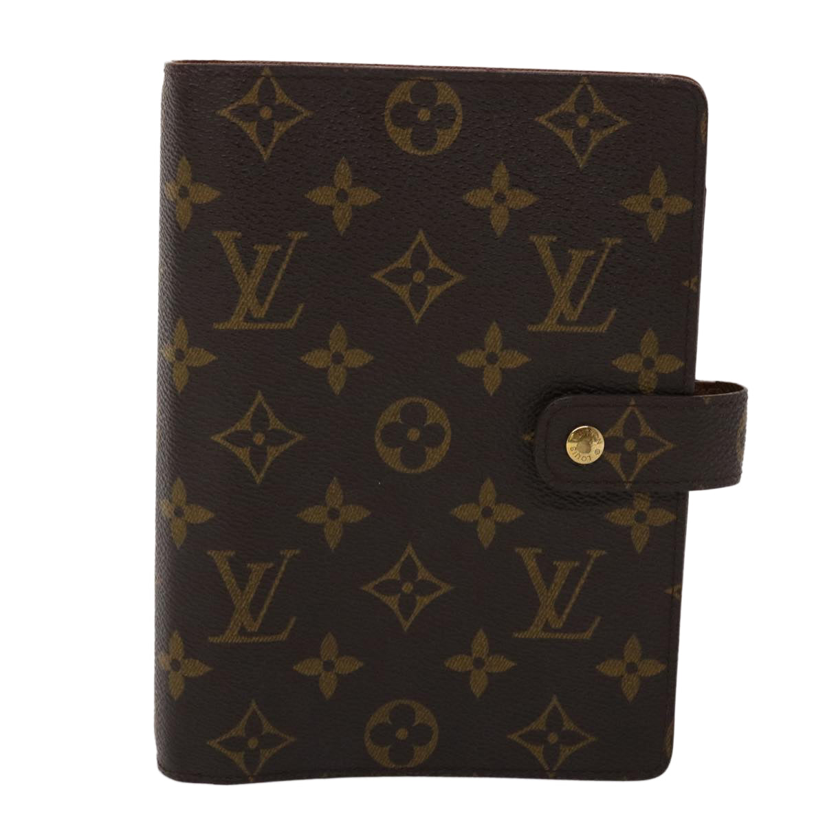 LOUIS VUITTON Monogram Agenda MM Day Planner Cover R20105 LV 46293