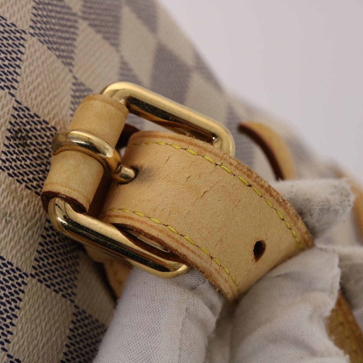 LOUIS VUITTON Damier Azur Hampstead MM Tote Bag N51206 LV 46298