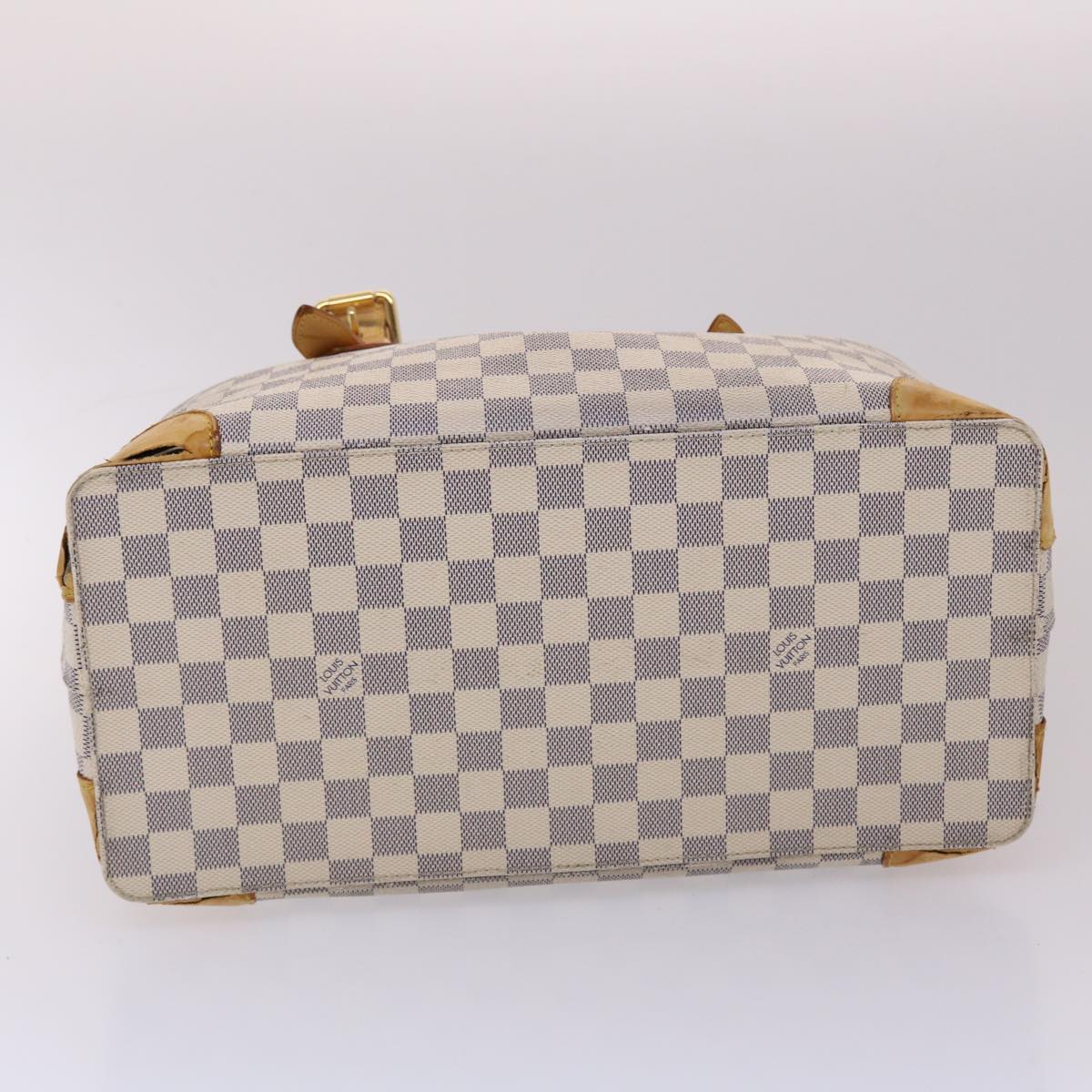 LOUIS VUITTON Damier Azur Hampstead MM Tote Bag N51206 LV 46298