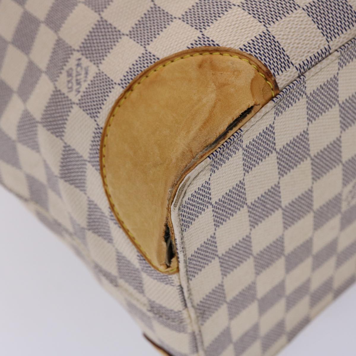 LOUIS VUITTON Damier Azur Hampstead MM Tote Bag N51206 LV 46298