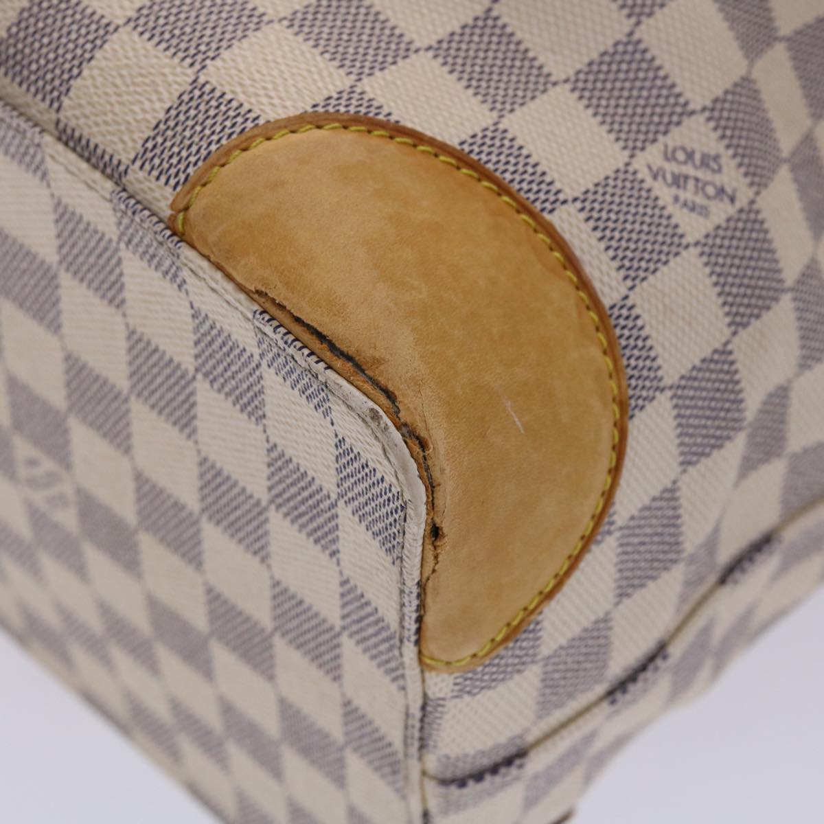 LOUIS VUITTON Damier Azur Hampstead MM Tote Bag N51206 LV 46298