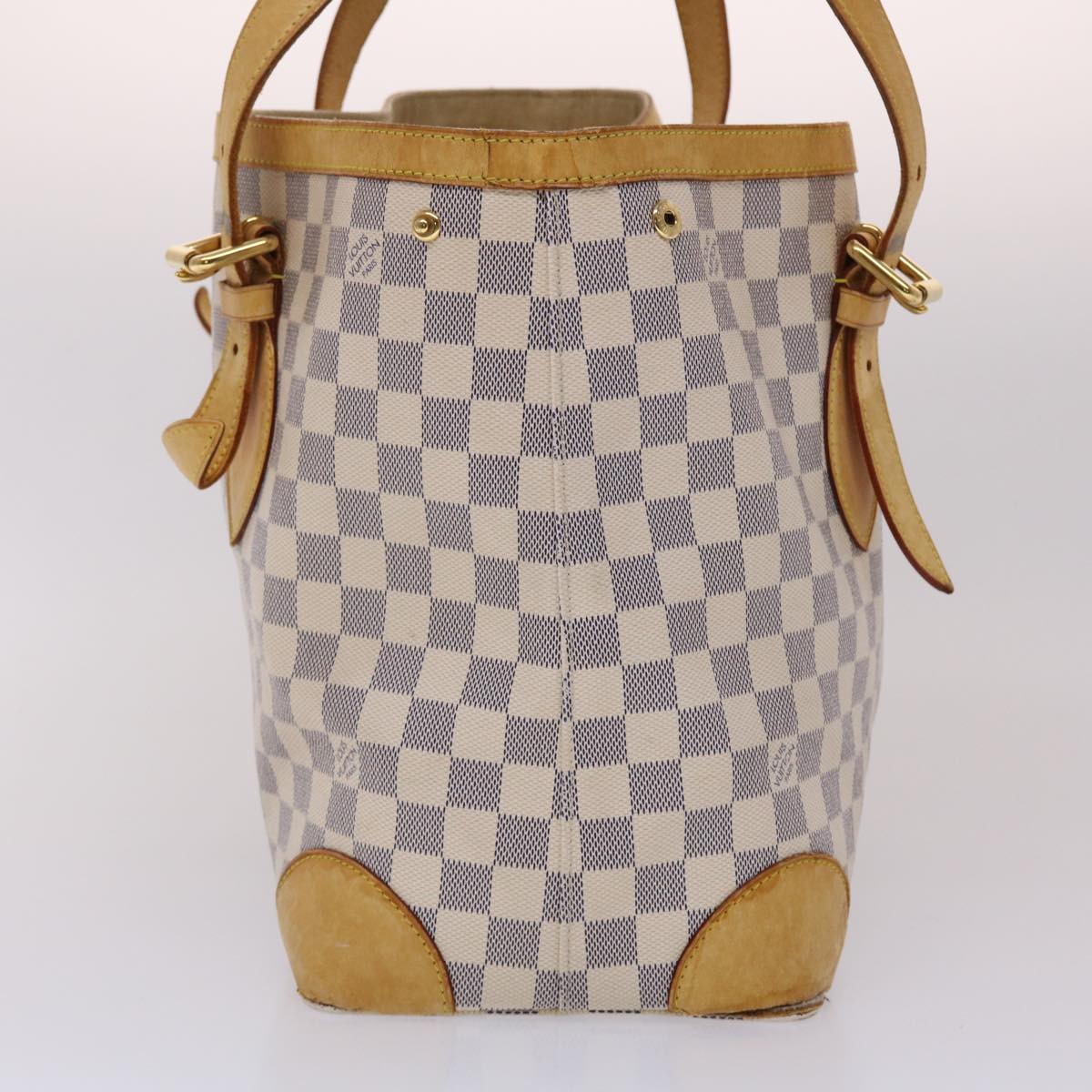 LOUIS VUITTON Damier Azur Hampstead MM Tote Bag N51206 LV 46298