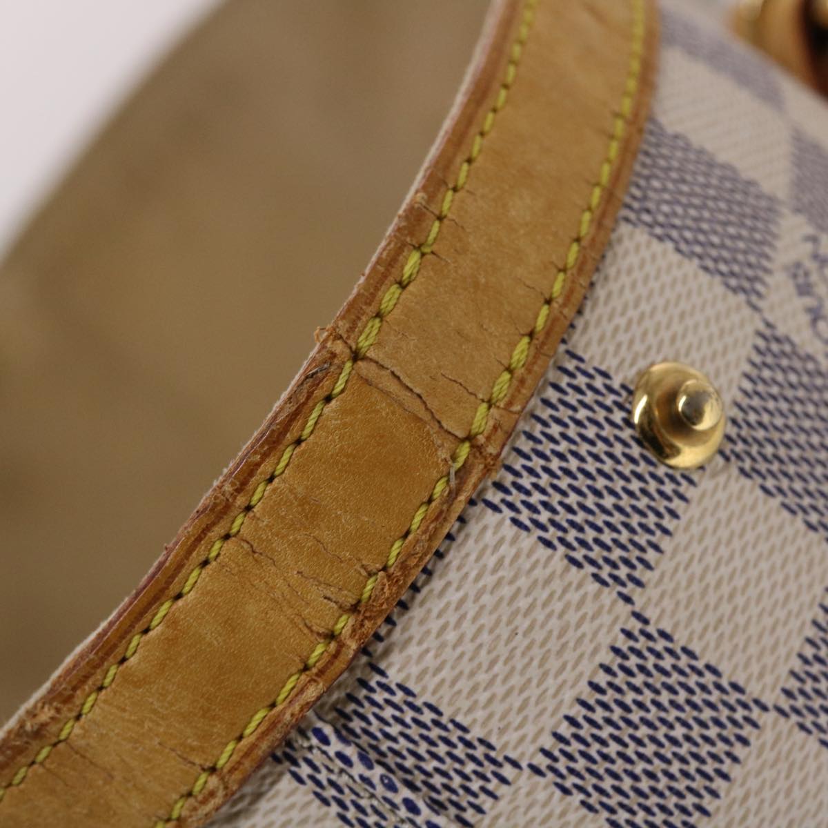 LOUIS VUITTON Damier Azur Hampstead MM Tote Bag N51206 LV 46298
