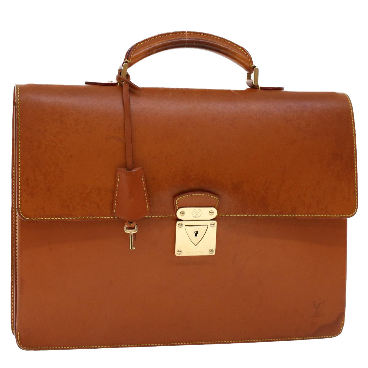 LOUIS VUITTON Nomad Leather Robust 1 Business Bag Beige M85390 LV 46299