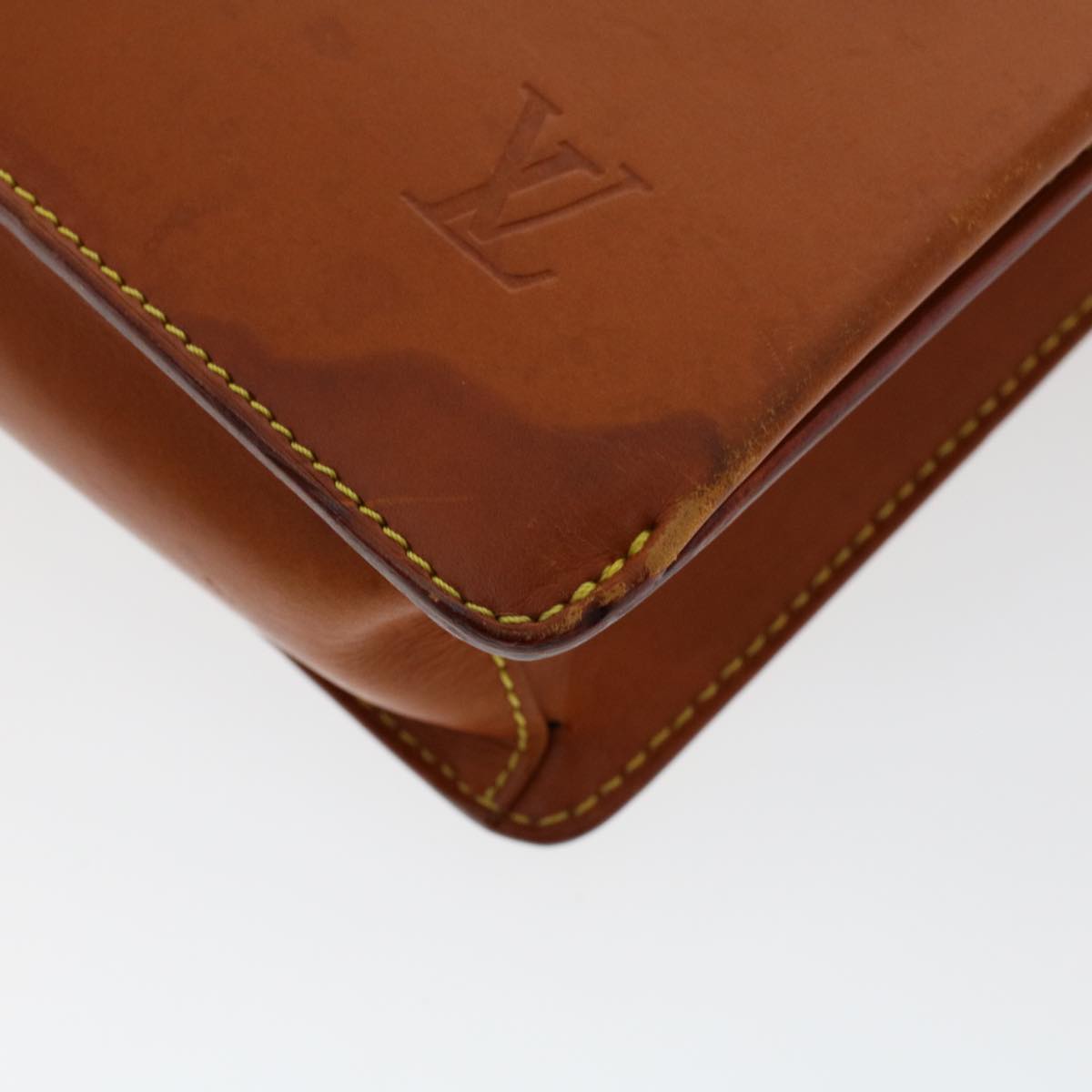 LOUIS VUITTON Nomad Leather Robust 1 Business Bag Beige M85390 LV 46299