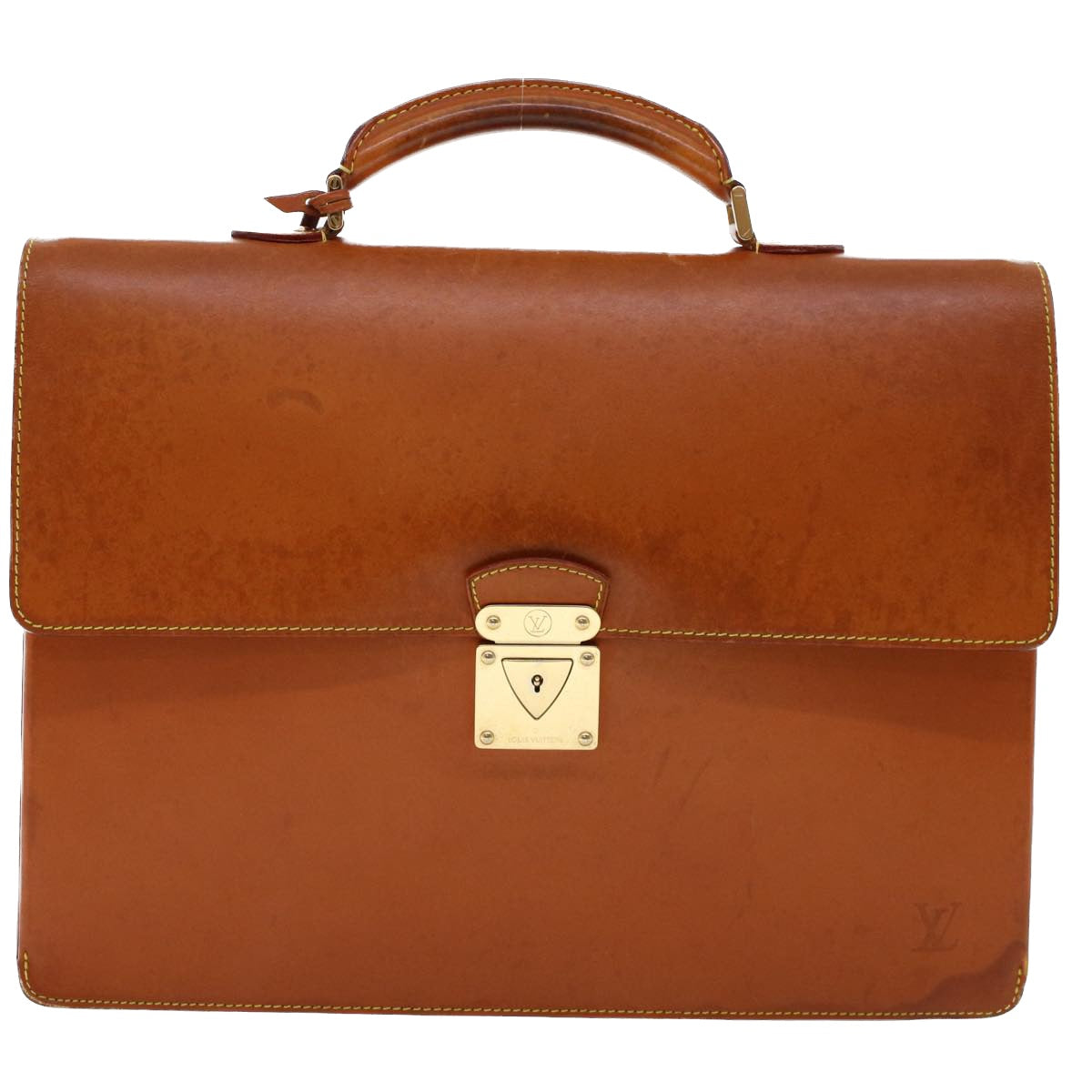 LOUIS VUITTON Nomad Leather Robust 1 Business Bag Beige M85390 LV 46299