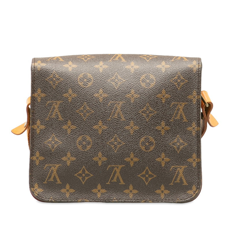 Louis Vuitton Monogram Cartesier 22 Slipper Shoulder Bag M51253 Brown PVC Leather  Louis Vuitton