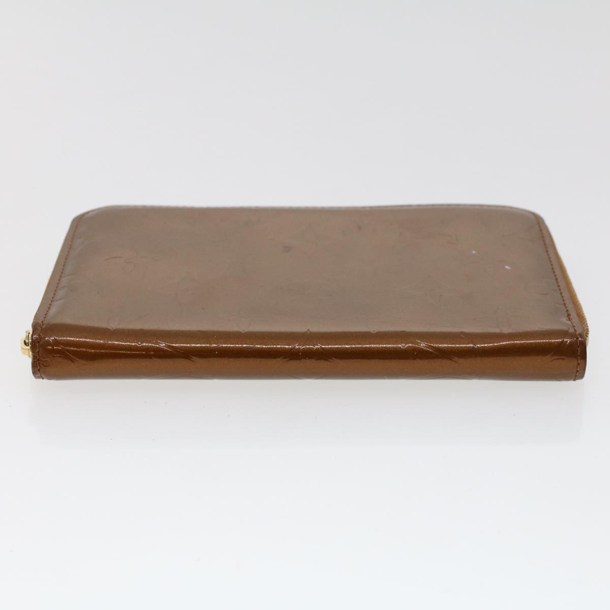 LOUIS VUITTON Monogram Vernis Eldridge Long Wallet Bronze M91127 LV 46300