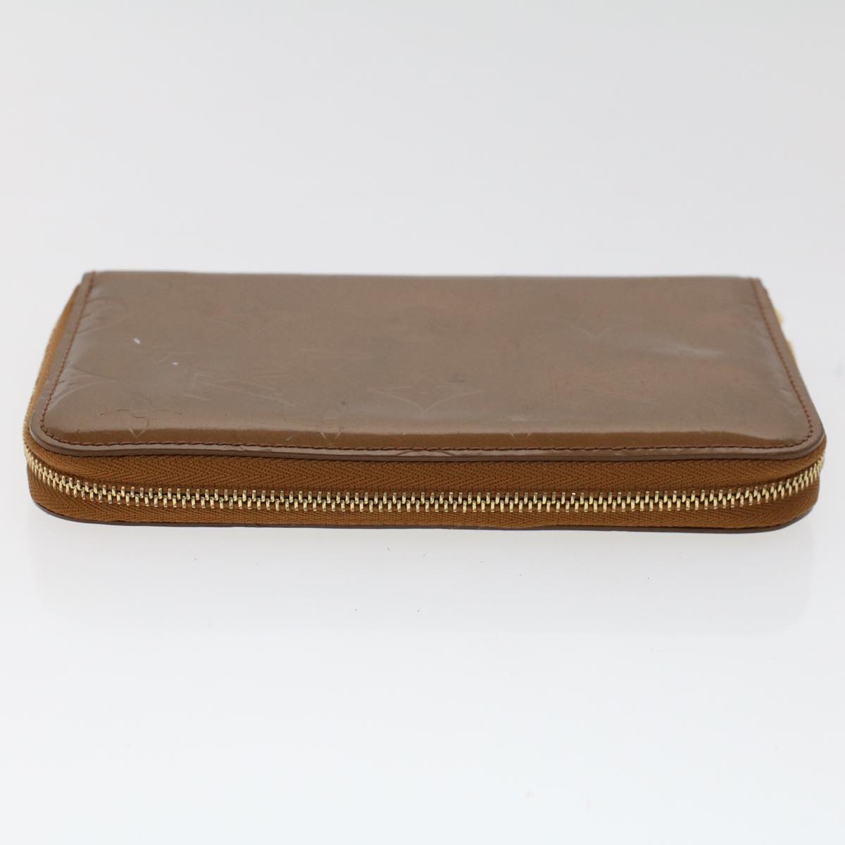 LOUIS VUITTON Monogram Vernis Eldridge Long Wallet Bronze M91127 LV 46300
