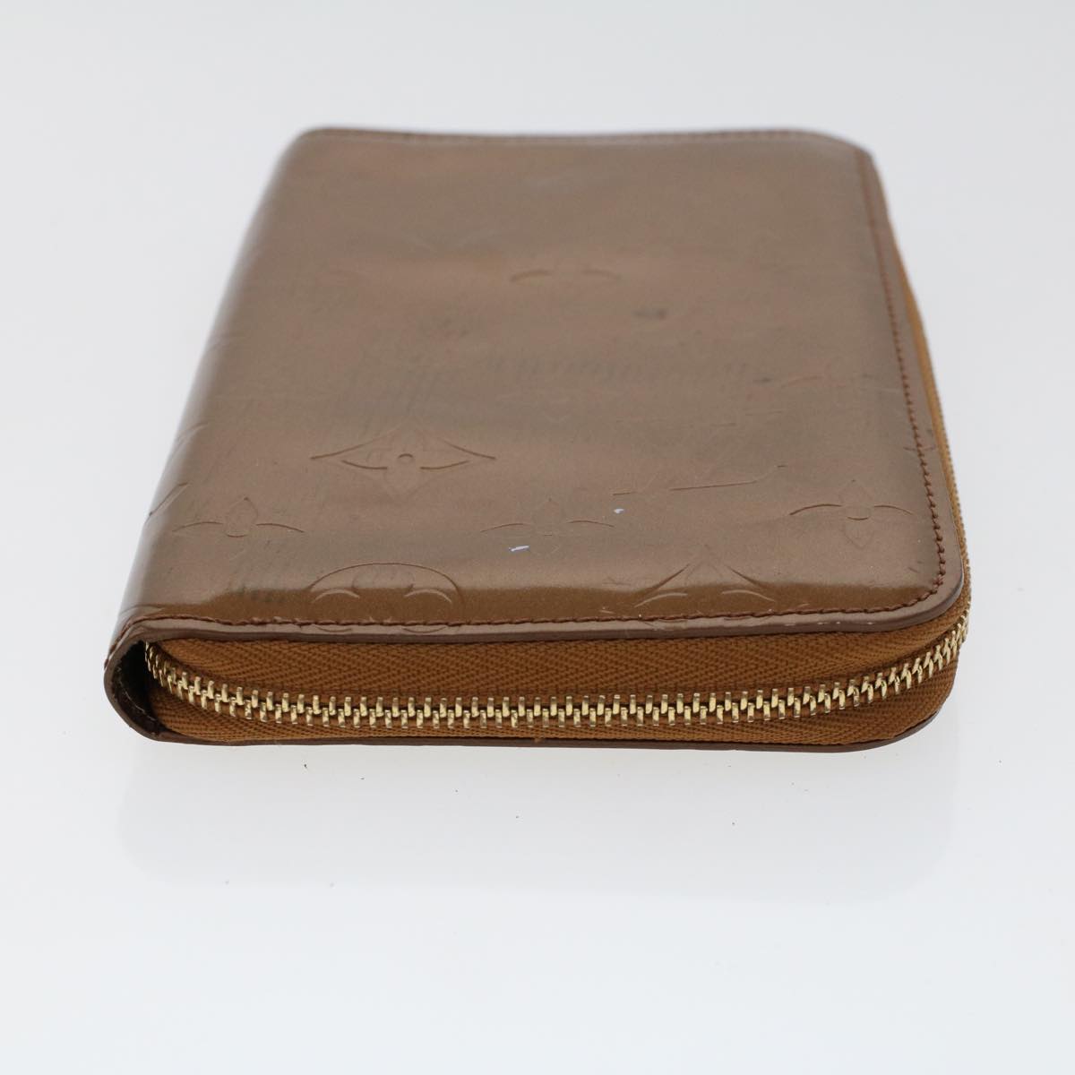 LOUIS VUITTON Monogram Vernis Eldridge Long Wallet Bronze M91127 LV 46300