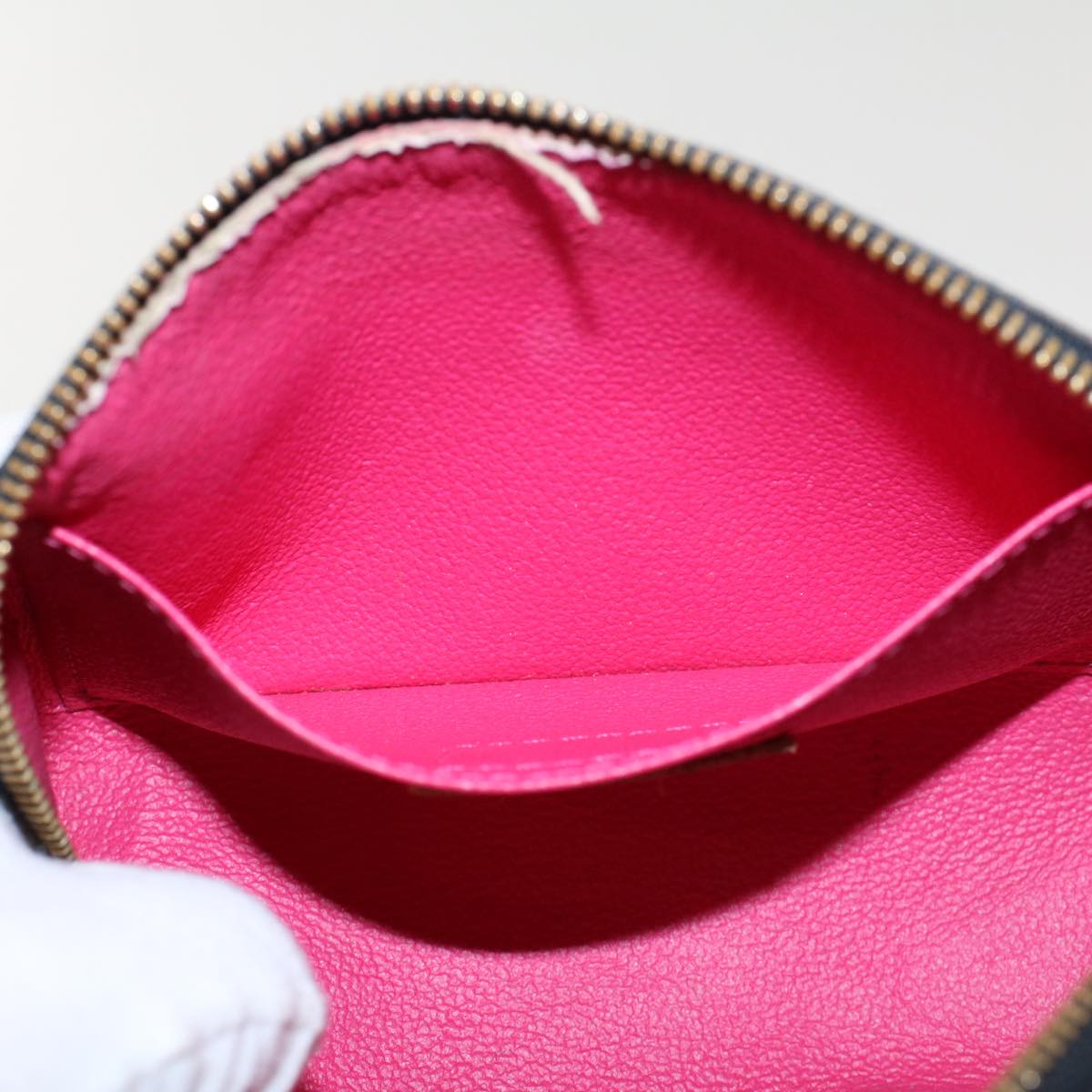 LOUIS VUITTON Monogram Multicolor Pochette Cosmetic Pouch Black M47355 LV 46301
