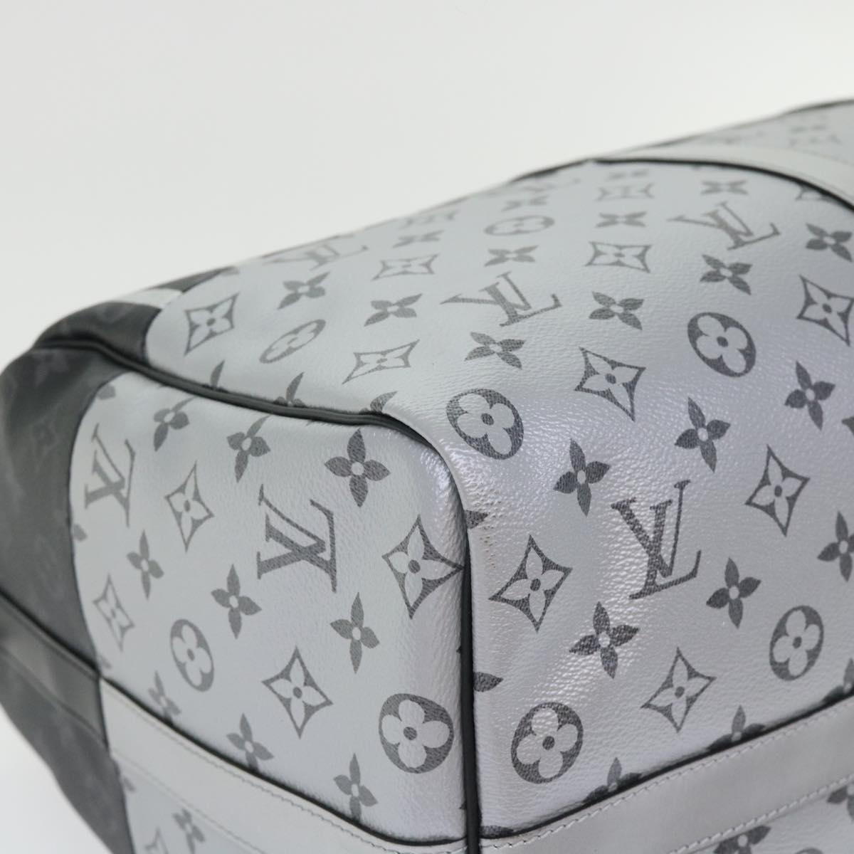 LOUIS VUITTON Eclipse Split Keepall Bandouliere 50 Boston Bag M43817 46325A