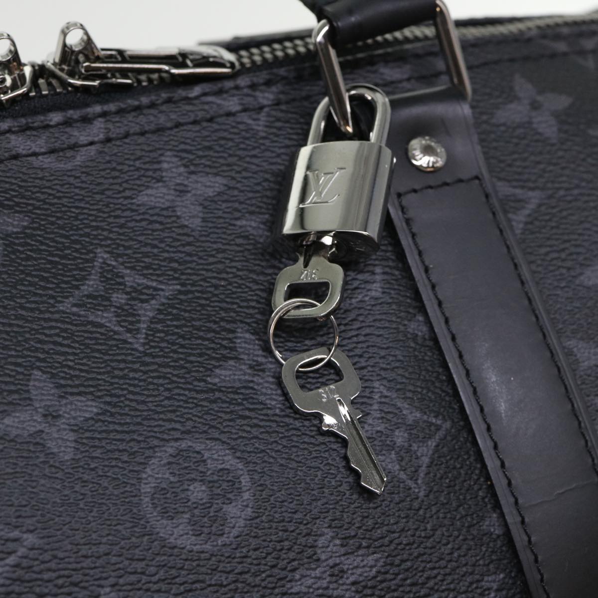 LOUIS VUITTON Eclipse Split Keepall Bandouliere 50 Boston Bag M43817 46325A