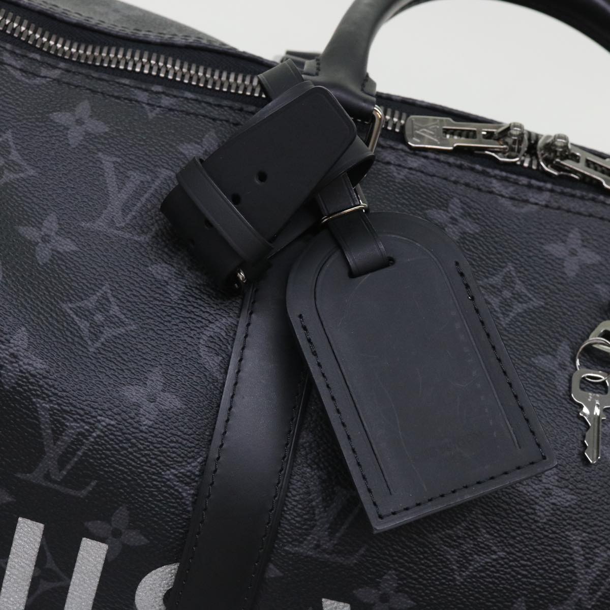LOUIS VUITTON Eclipse Split Keepall Bandouliere 50 Boston Bag M43817 46325A