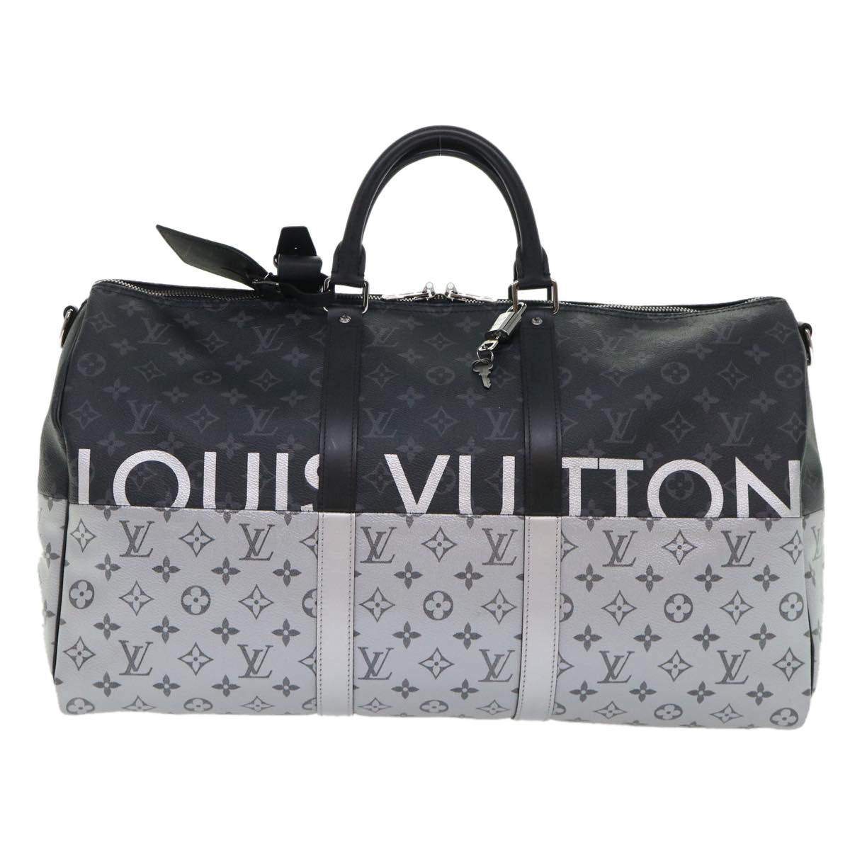 LOUIS VUITTON Eclipse Split Keepall Bandouliere 50 Boston Bag M43817 46325A