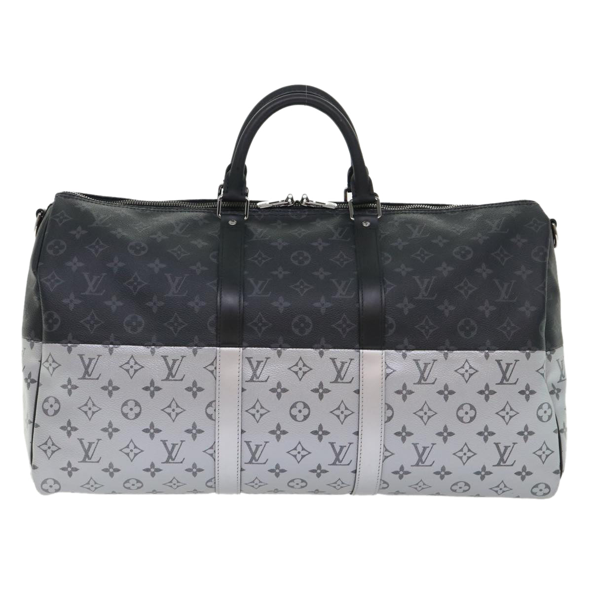 LOUIS VUITTON Eclipse Split Keepall Bandouliere 50 Boston Bag M43817 46325A