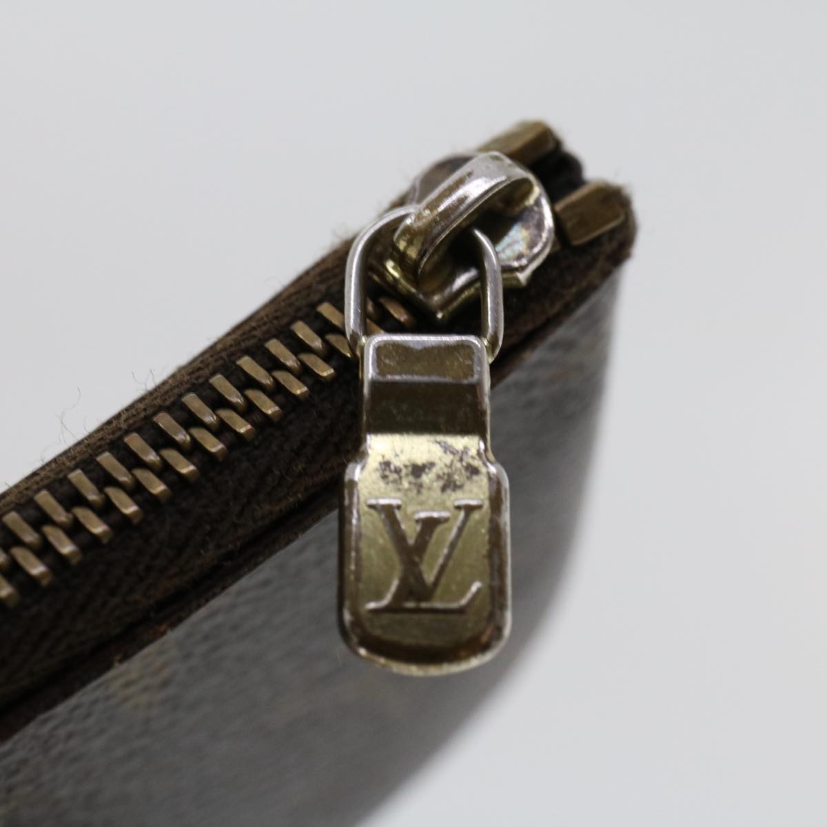LOUIS VUITTON Monogram Pochette Cles Coin Purse M62650 LV 46327
