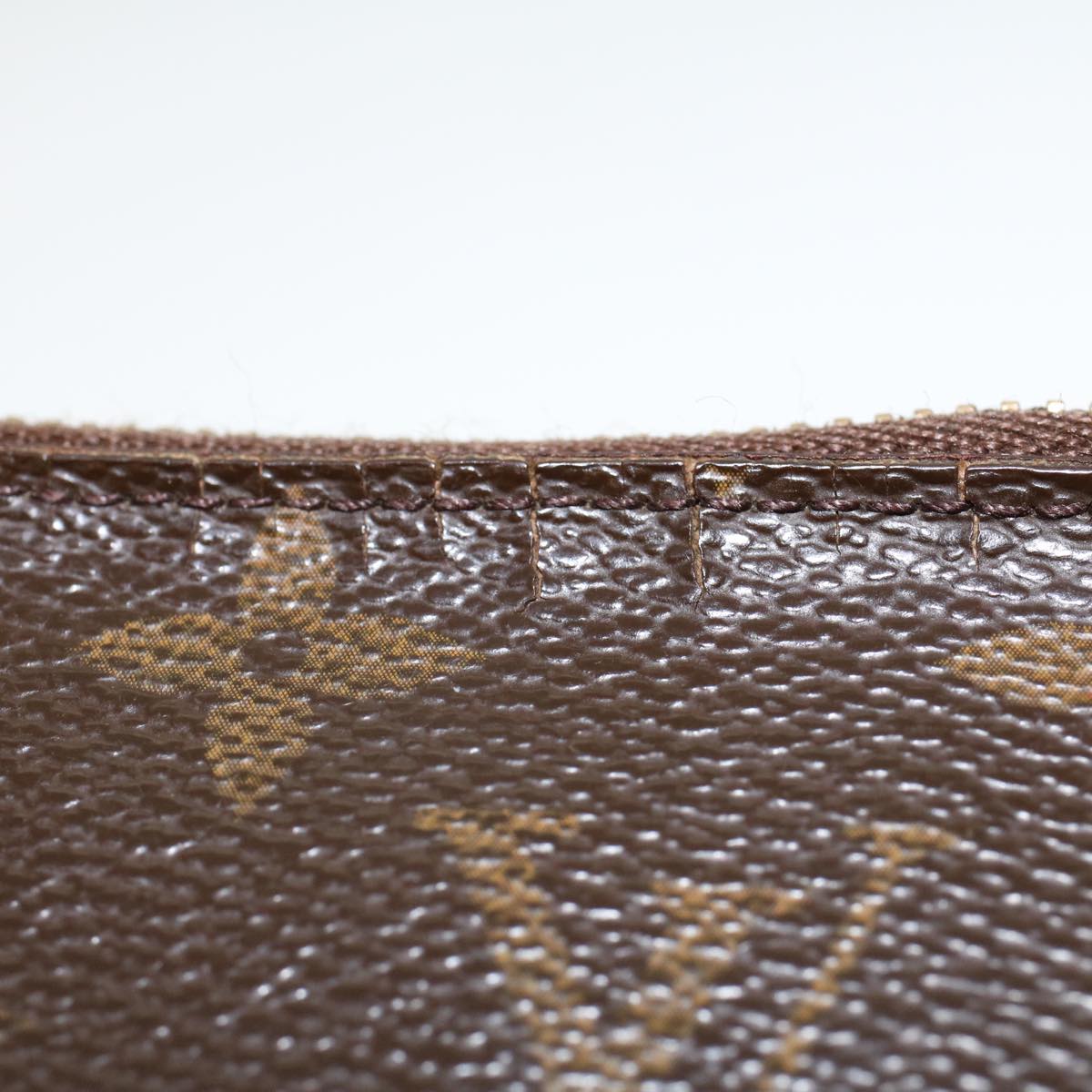 LOUIS VUITTON Monogram Pochette Cles Coin Purse M62650 LV 46327