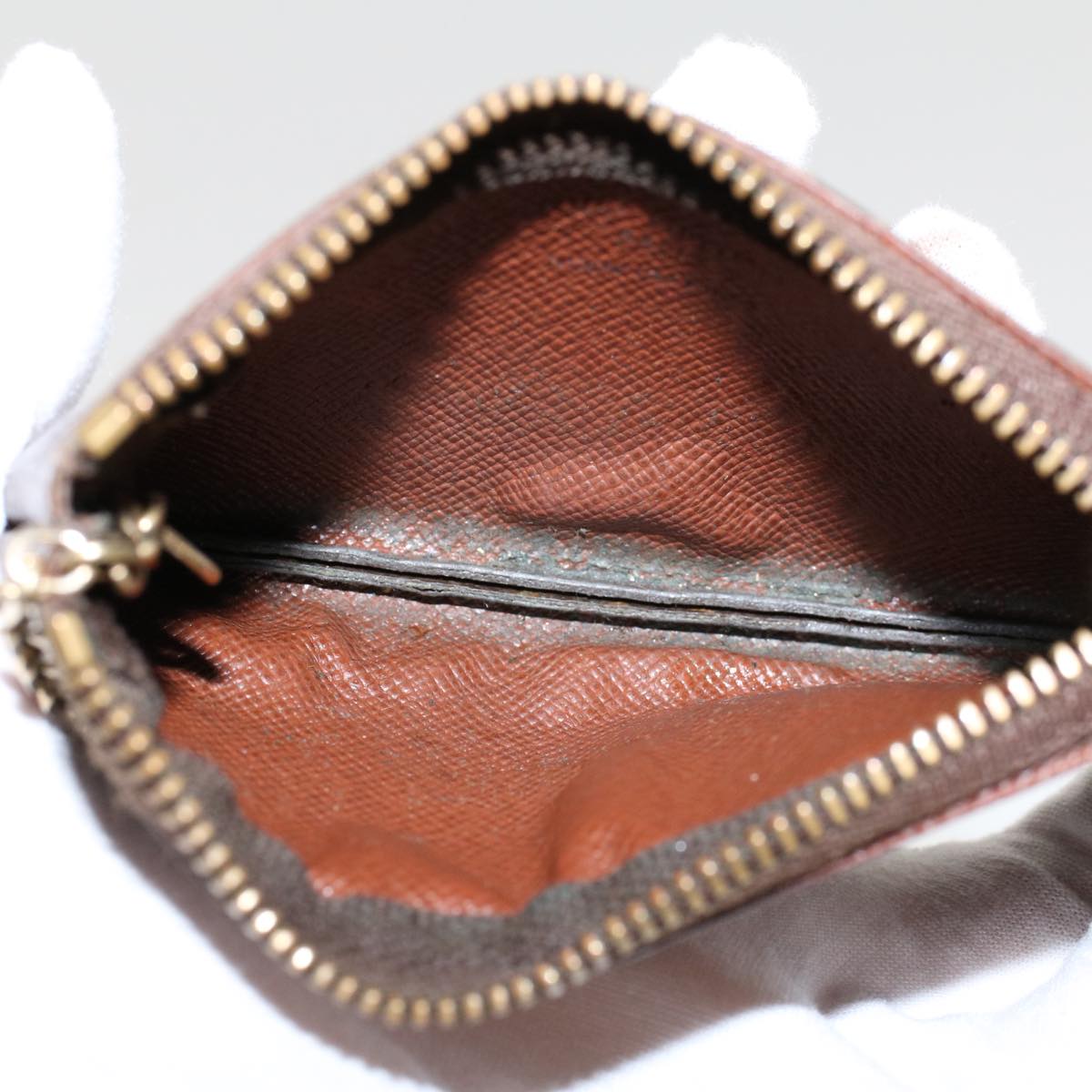 LOUIS VUITTON Monogram Pochette Cles Coin Purse M62650 LV 46327