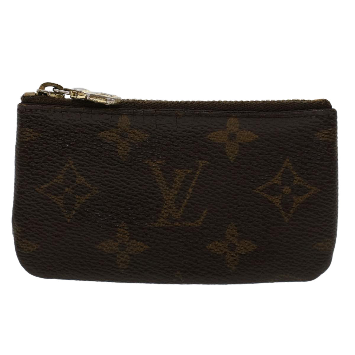 LOUIS VUITTON Monogram Pochette Cles Coin Purse M62650 LV 46327