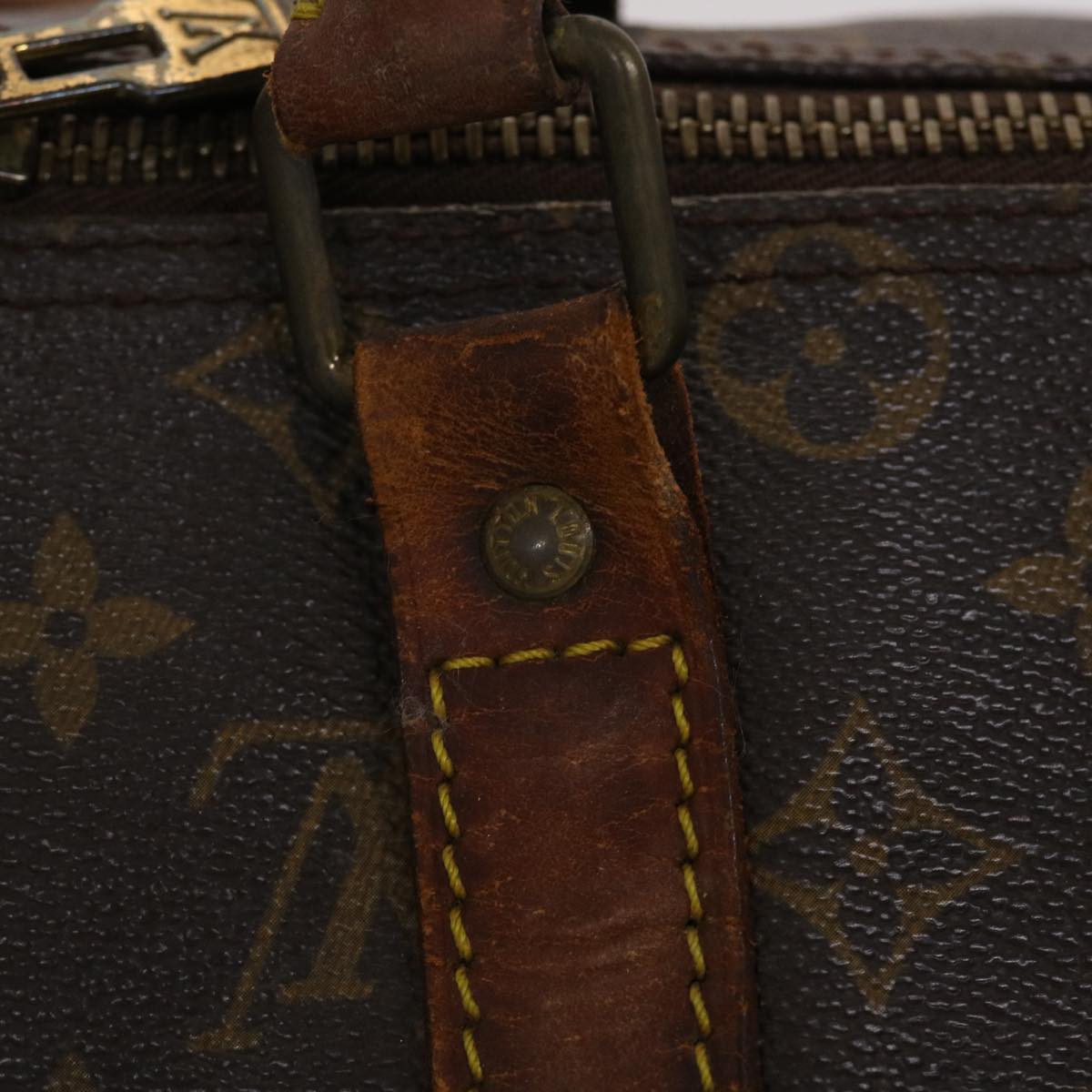 LOUIS VUITTON Monogram Keepall Bandouliere 45 Boston Bag M41418 LV 46329