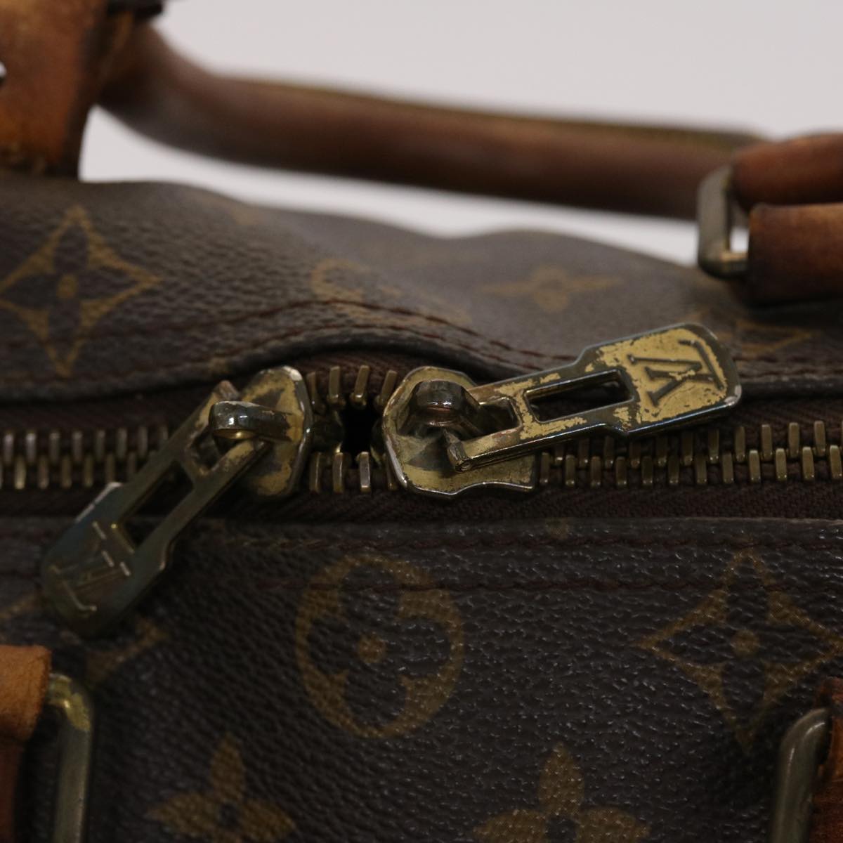 LOUIS VUITTON Monogram Keepall Bandouliere 45 Boston Bag M41418 LV 46329