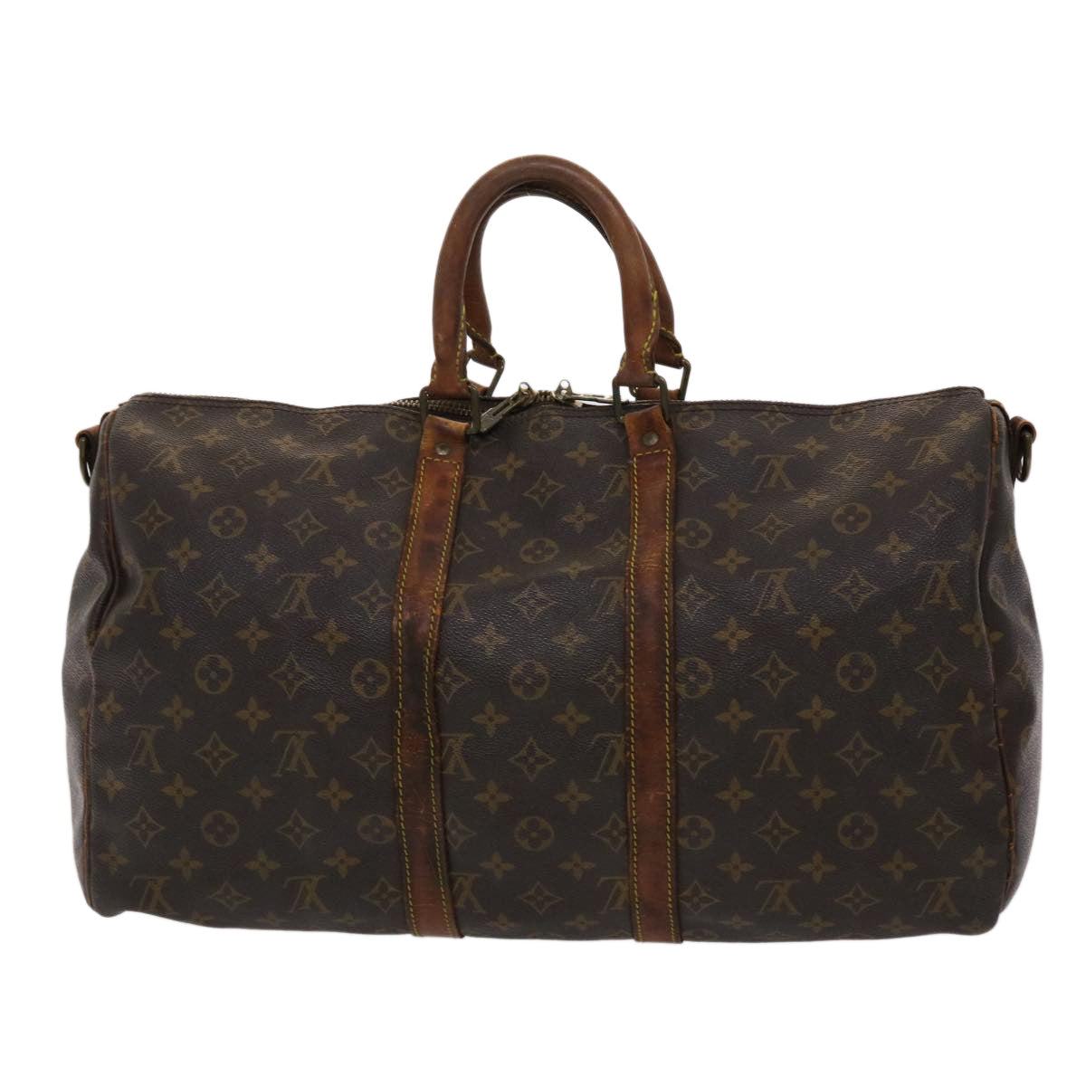 LOUIS VUITTON Monogram Keepall Bandouliere 45 Boston Bag M41418 LV 46329