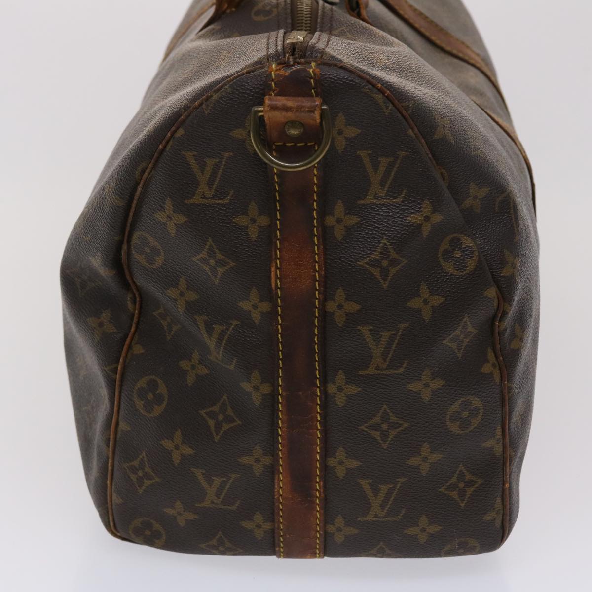 LOUIS VUITTON Monogram Keepall Bandouliere 45 Boston Bag M41418 LV 46329