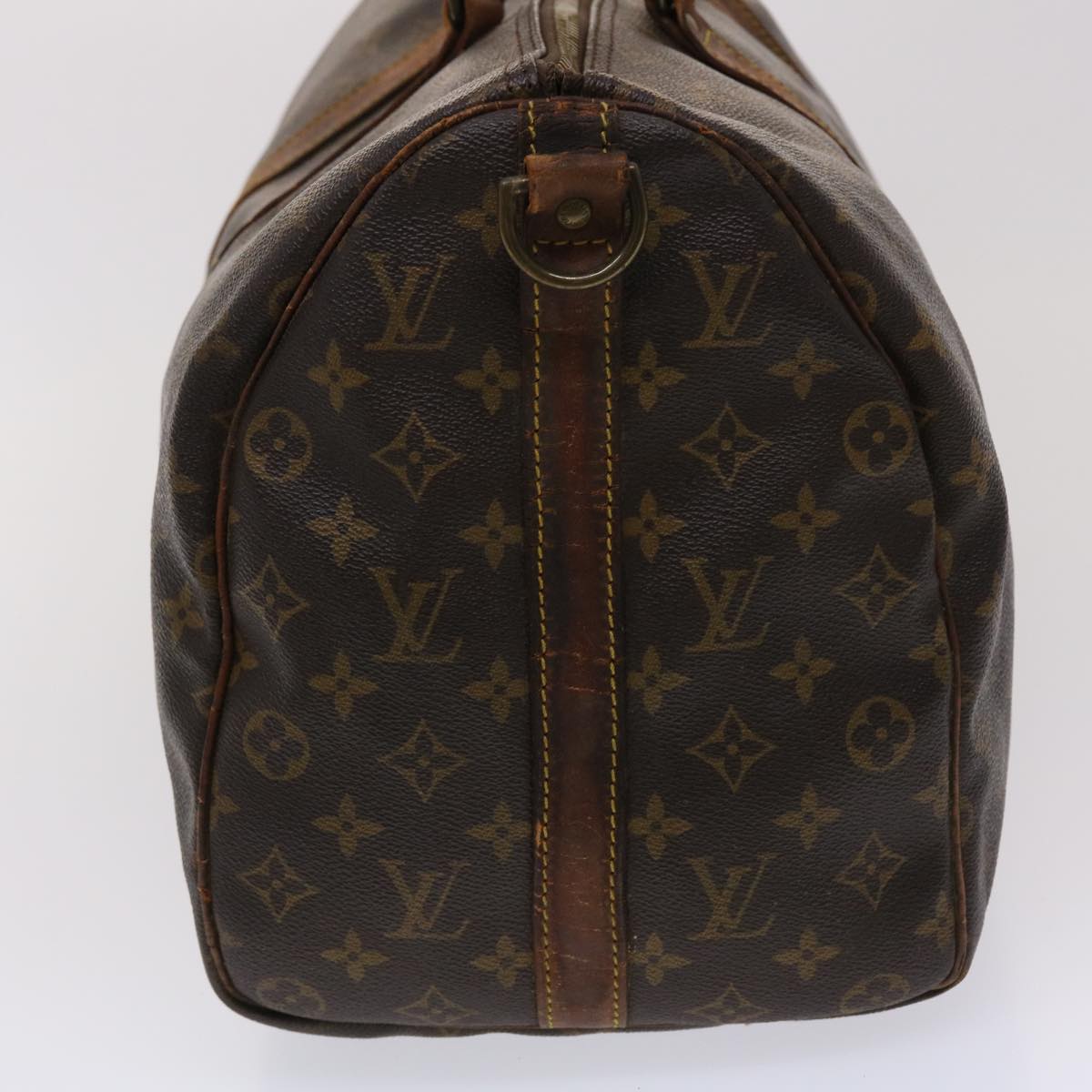 LOUIS VUITTON Monogram Keepall Bandouliere 45 Boston Bag M41418 LV 46329