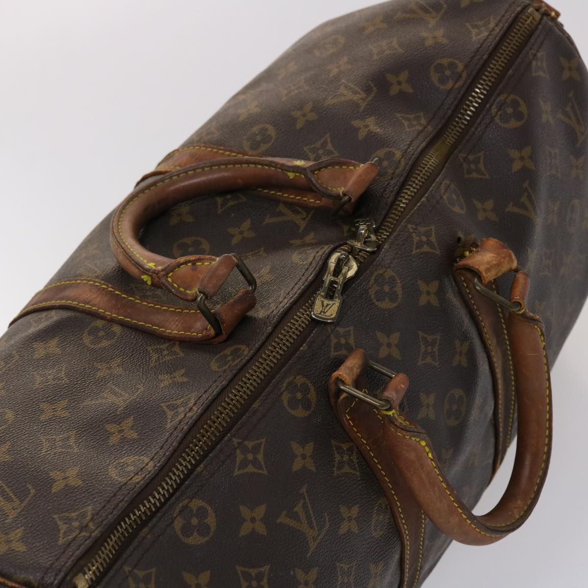 LOUIS VUITTON Monogram Keepall Bandouliere 45 Boston Bag M41418 LV 46329