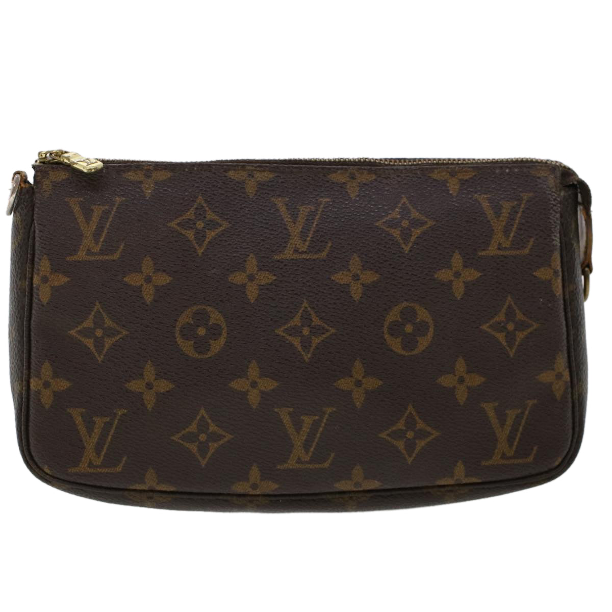 LOUIS VUITTON Monogram Pochette Accessoires Pouch M51980 LV 46330