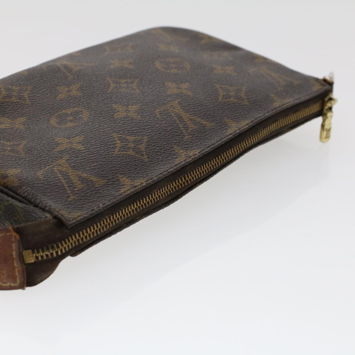 LOUIS VUITTON Monogram Pochette Accessoires Pouch M51980 LV 46330