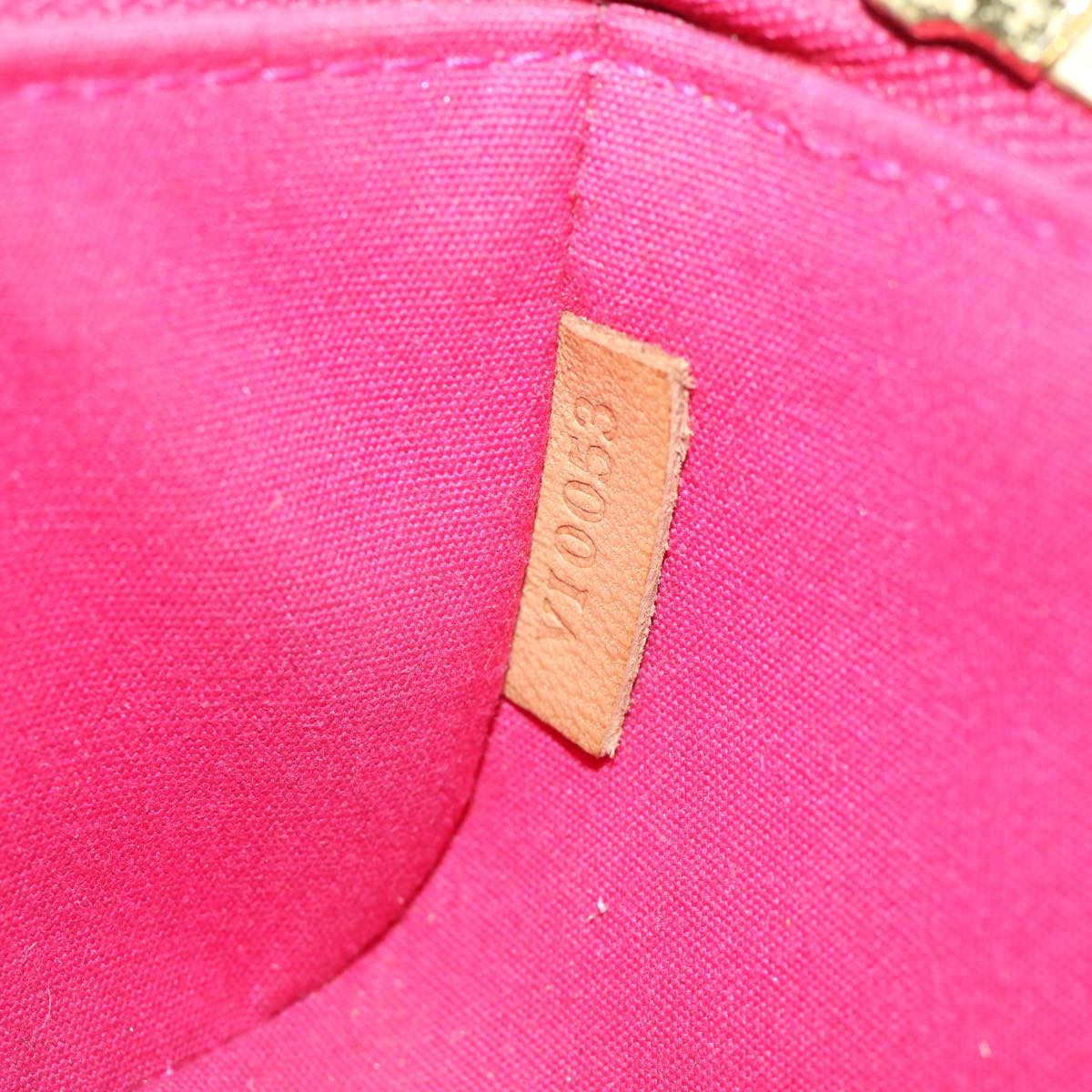 LOUIS VUITTON Monogram Vernis Sullivan Horizontal PM Fuchsia M91269 46334