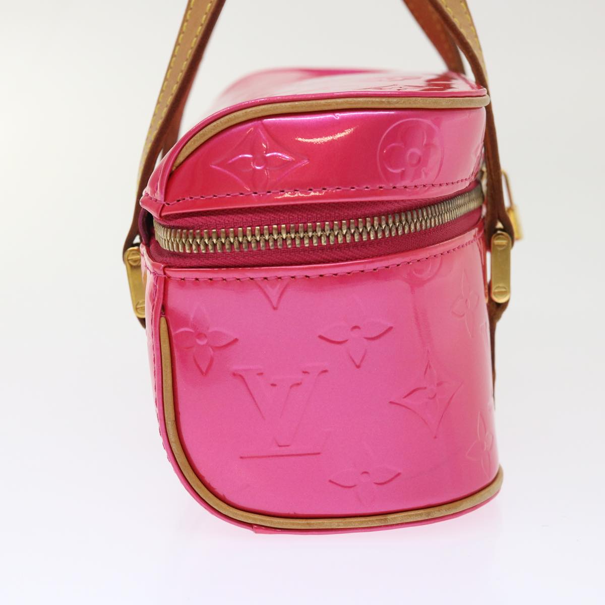 LOUIS VUITTON Monogram Vernis Sullivan Horizontal PM Fuchsia M91269 46334