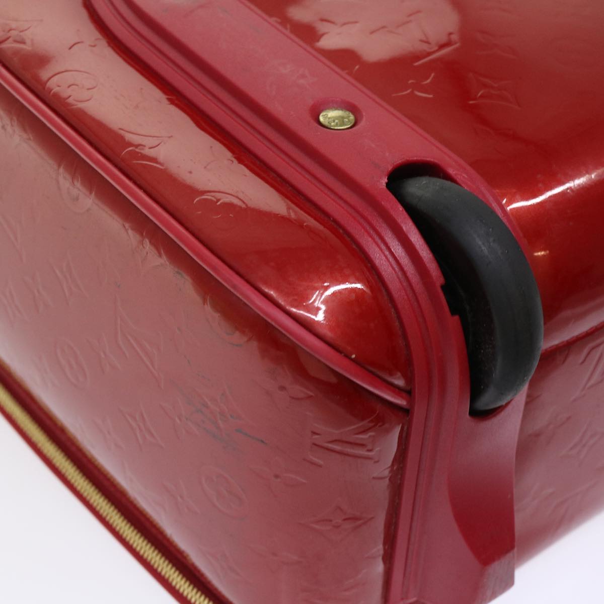 LOUIS VUITTON Monogram Vernis Pegas 45 suitcase Pomme D'amour M91278 46337