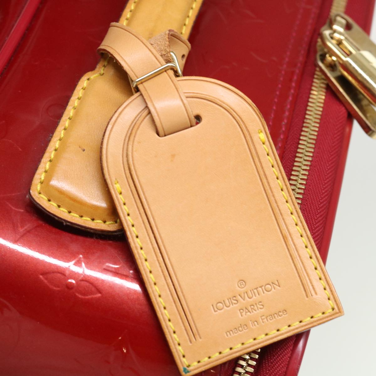 LOUIS VUITTON Monogram Vernis Pegas 45 suitcase Pomme D'amour M91278 46337