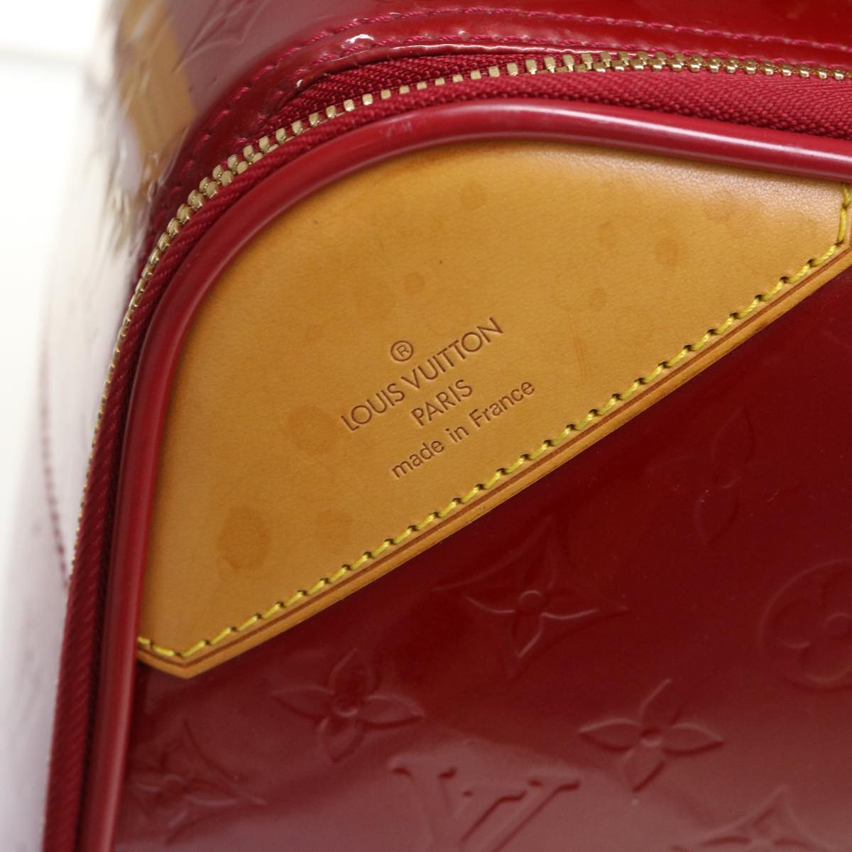 LOUIS VUITTON Monogram Vernis Pegas 45 suitcase Pomme D'amour M91278 46337