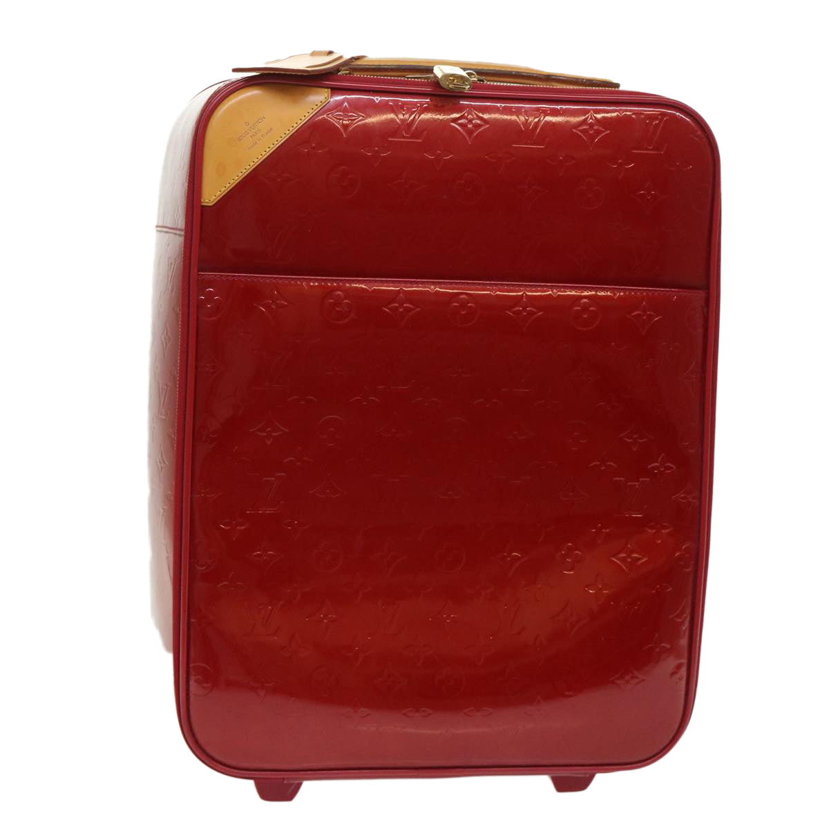 LOUIS VUITTON Monogram Vernis Pegas 45 suitcase Pomme D'amour M91278 46337